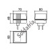 Caixa Patola CF-068 49x60x70mm Caixa Patola CF-068 49x60x70mm